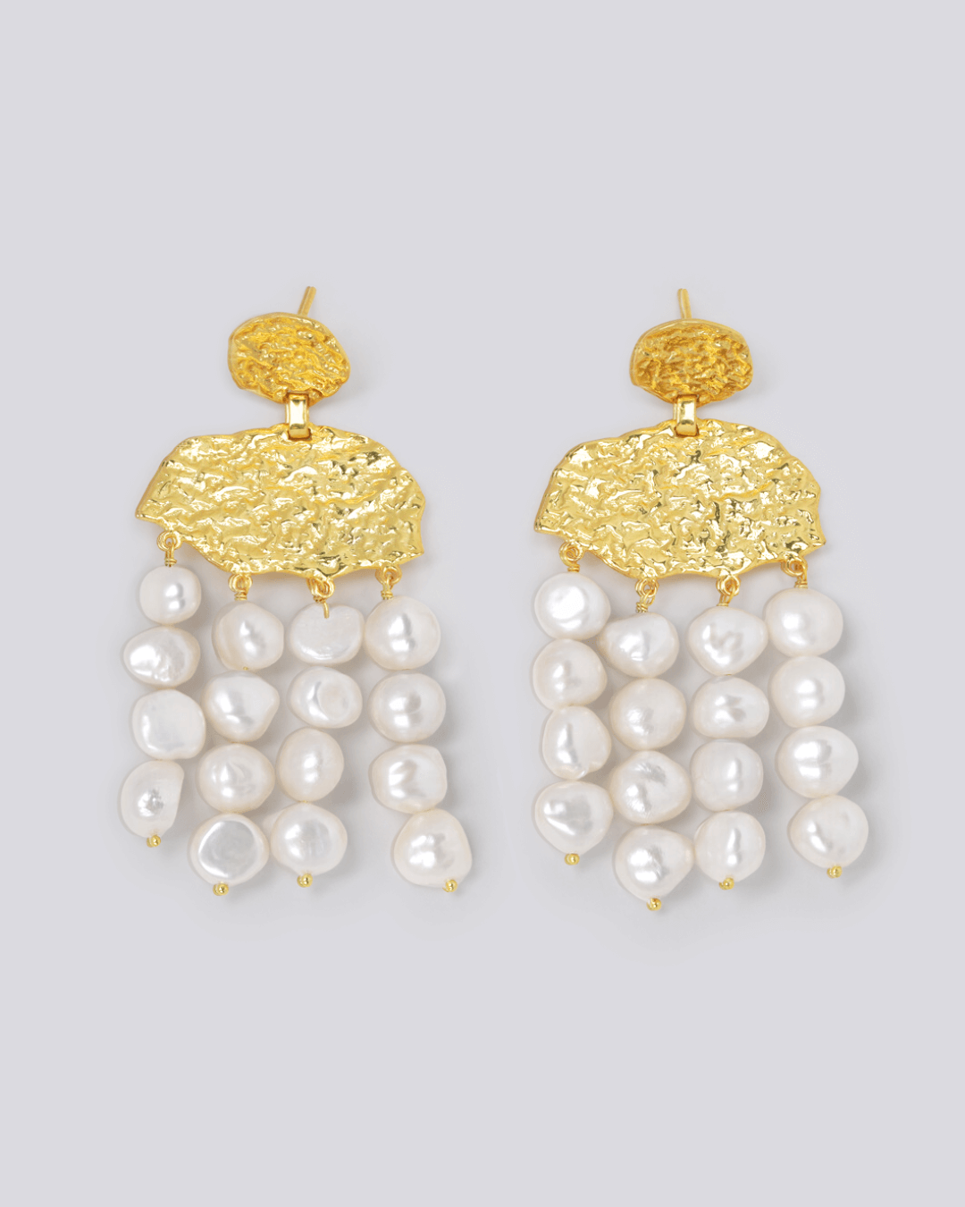 Yellow chalcedony & Baroque Pearls Silver Earrings, genuine baroque, outlet white pearl dangles, large pearl jewelry, double gem, designer pearl